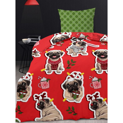 КПБ Тинейджер Бязь 1,5 спальный, рис. 20444 Зимний краш