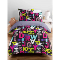 КПБ Тинейджер Бязь 1,5 спальный, рис. 500425 Дискошар