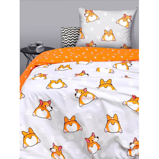 КПБ Тинейджер Поплин 1,5 спальный, рис. 71190 Корри