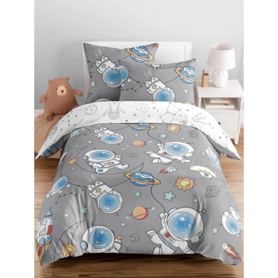 КПБ Тинейджер Поплин 1,5 спальный, рис. 500421 Космонавт