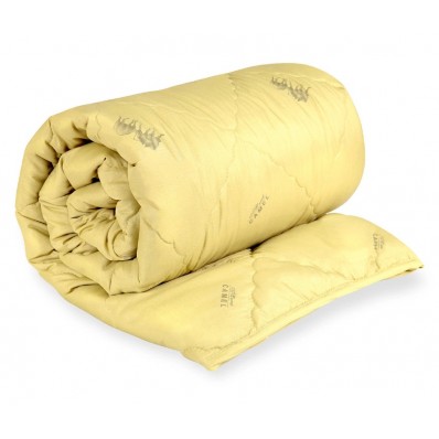 Одеяло 1,5 спальное с наполнителем из верблюжьей шерсти, Всесезонное арт. 587