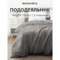 Пододеяльник 1,5 спальный 145х215 см Бязь, рис. Роланд