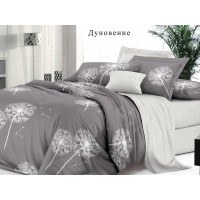 КПБ Сатин De Luxe 2 спальный Макси рис. Дуновение