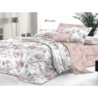 КПБ Сатин De Luxe 2 спальный Макси рис. Юлия