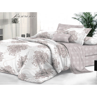 КПБ Сатин De Luxe 1,5 спальный рис. Винченцо