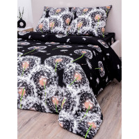 КПБ Delight бязь 1,5 спальный рис. 3412 Белые одуванчики