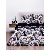 КПБ Delight бязь 1,5 спальный рис. 3412 Белые одуванчики