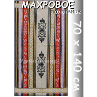 Полотенце махровое банное 70х140 см, рис. Сомелье