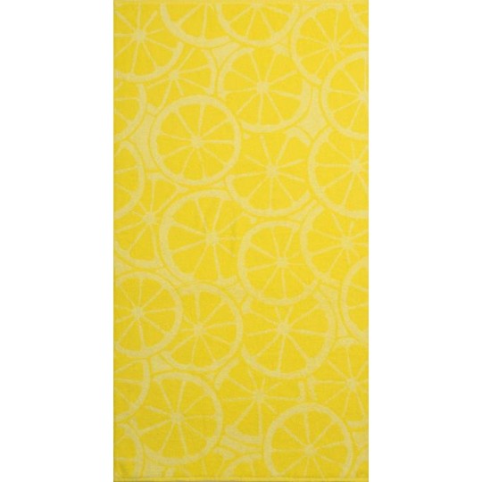 03947 Полотенце махровое 70х130 Lemon color