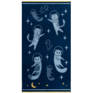 Полотенце махровое 70х130 см, рис. Cosmocat 6347