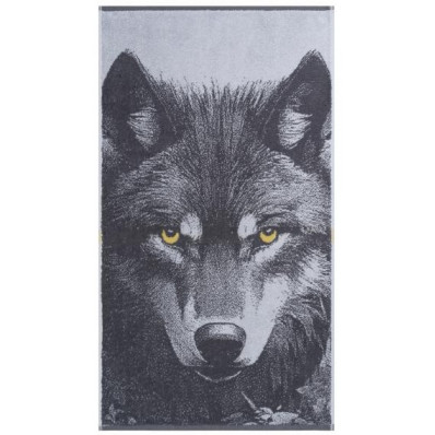 Полотенце махровое 50х90 см, рис. Grey Wolf 6941