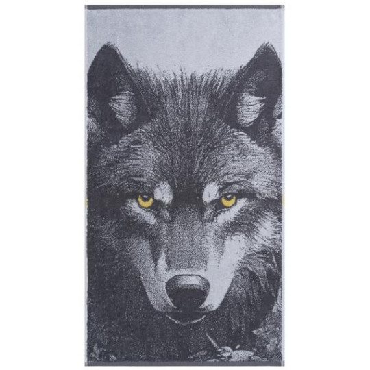Полотенце махровое 50х90 см, рис. Grey Wolf 6941