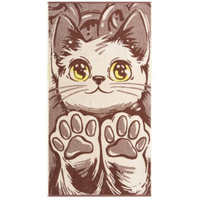Полотенце махровое 70х130 см, рис. Taba Cat 6945