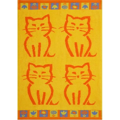 Полотенце махровое 50х70 см, рис. Kitty 67